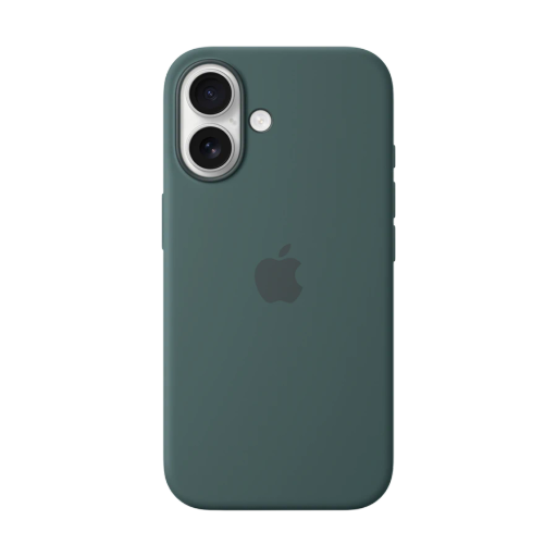 Apple Case Silicone Case with MagSafe Lake Green for iPhone 16